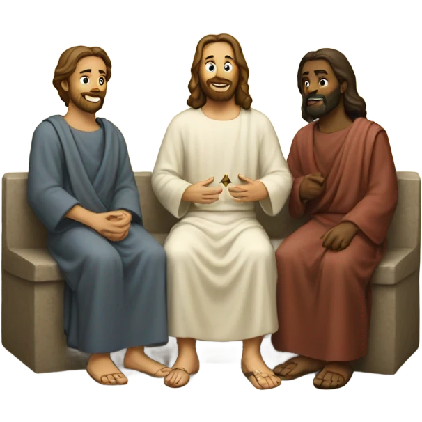 Jesus with his disciples emoji