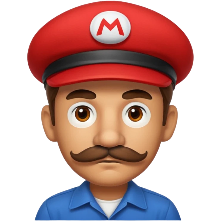 mario is suspicious emoji