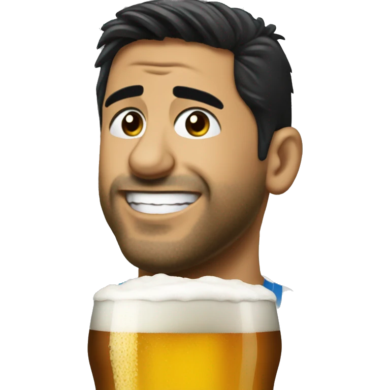 Luis Suárez drink beer emoji