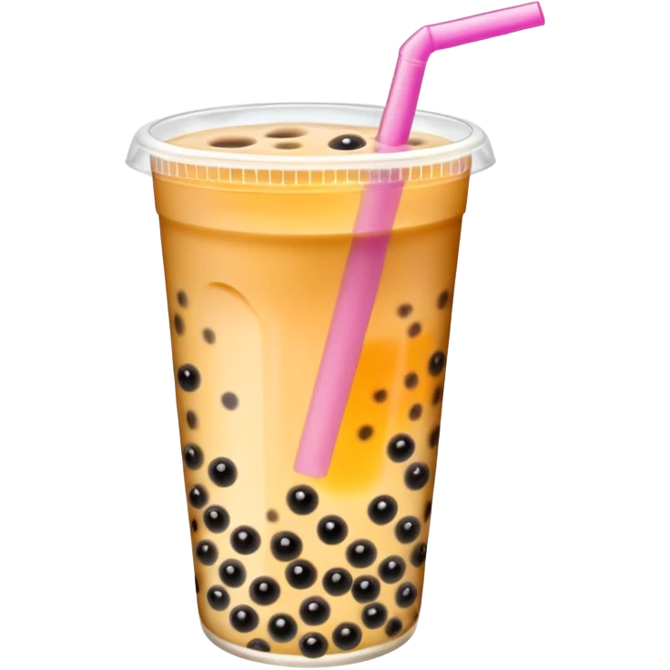 Bubble Tea with fruit tea emoji