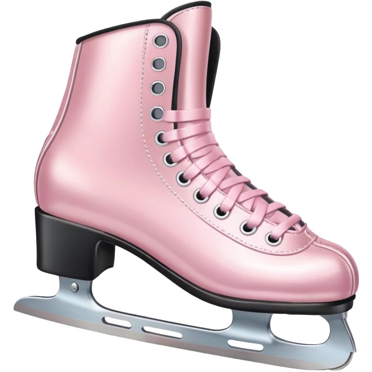 pastel pink ice skates emoji