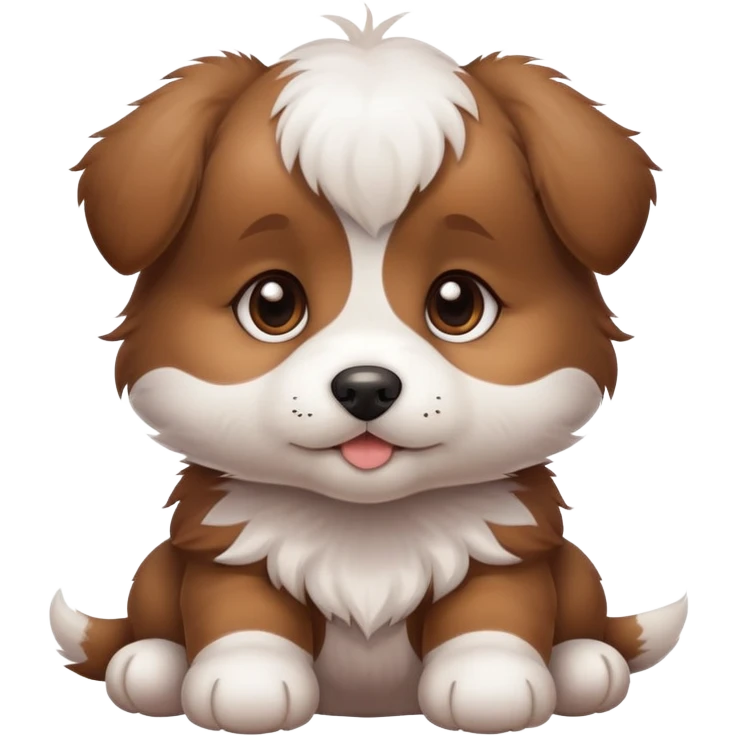 Cute puppy emoji
