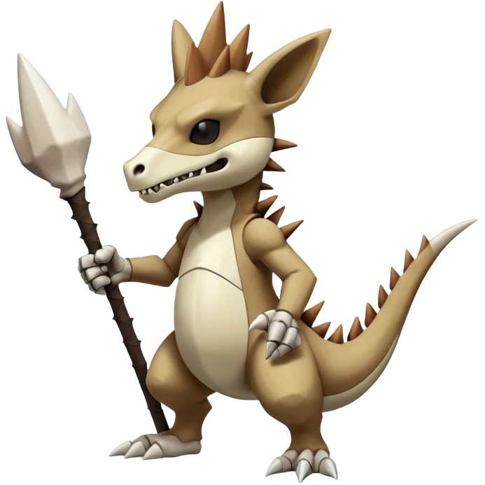 Cubone-Marowak-Fakémon-creature (full body) emoji