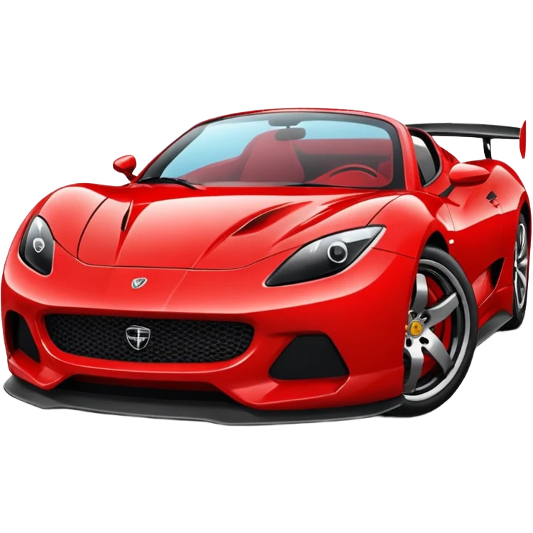 Sport car frontline cartoon emoji
