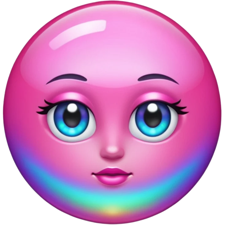 яркие розовые сияние emoji