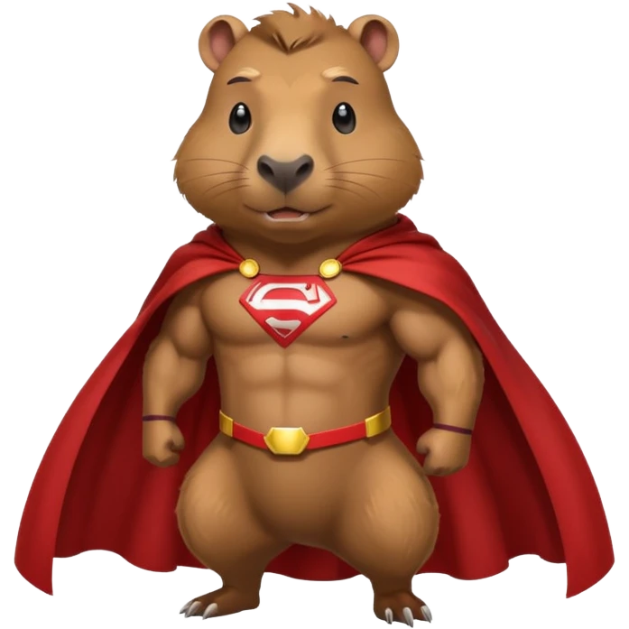 capibara superhero emoji