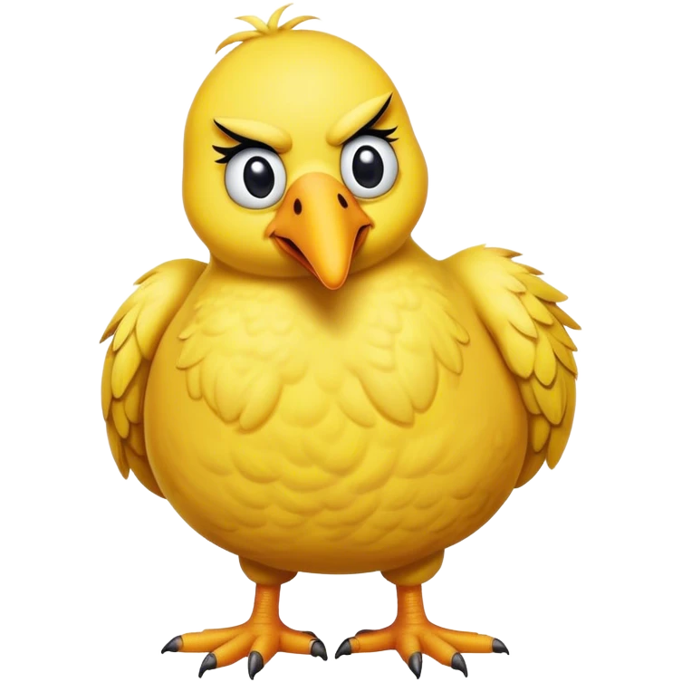 Create big bird shaming his butt  emoji