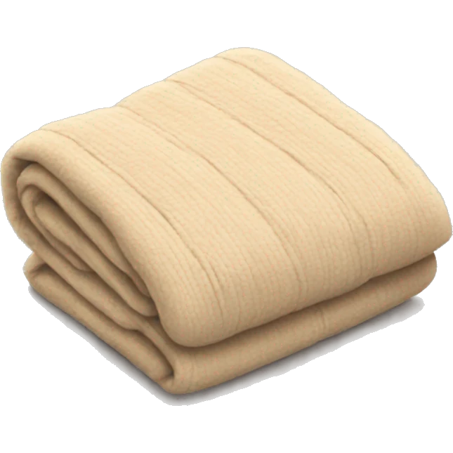 cozy beige blanket emoji