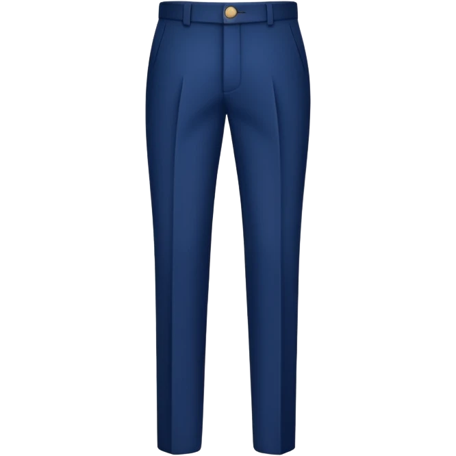 plain isolated dark blue dress pants emoji