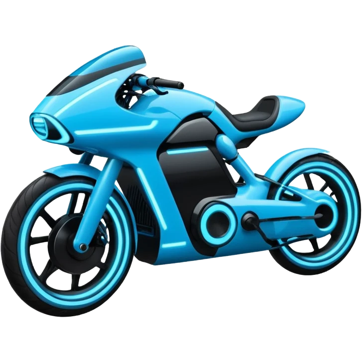 Tron Lightcycle bike emoji