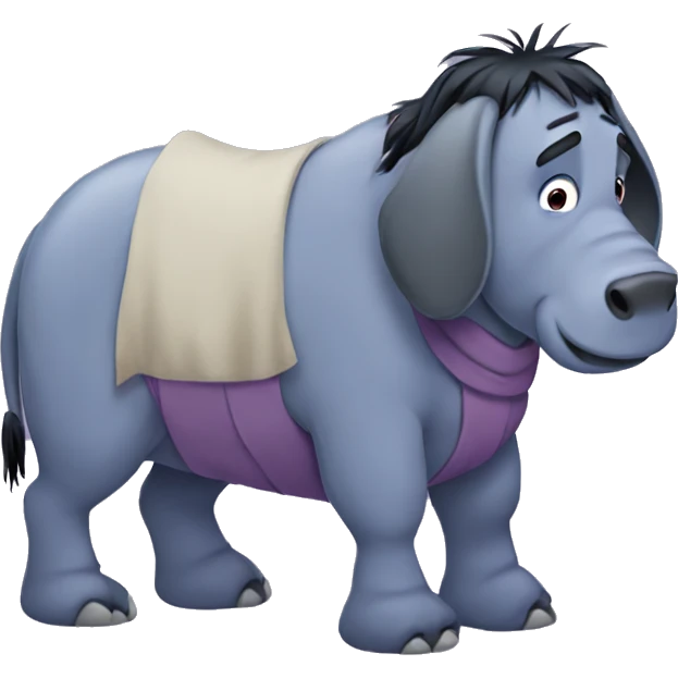 Full body Eeyore emoji