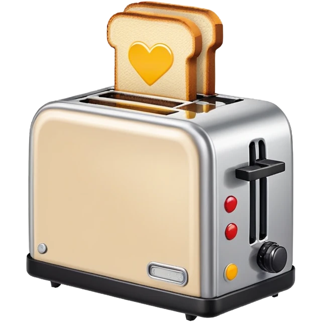 A pixel art emoji of a toaster, rendered in a retro 8-bit style with simple, bold colors. emoji