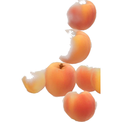 giant peach emoji