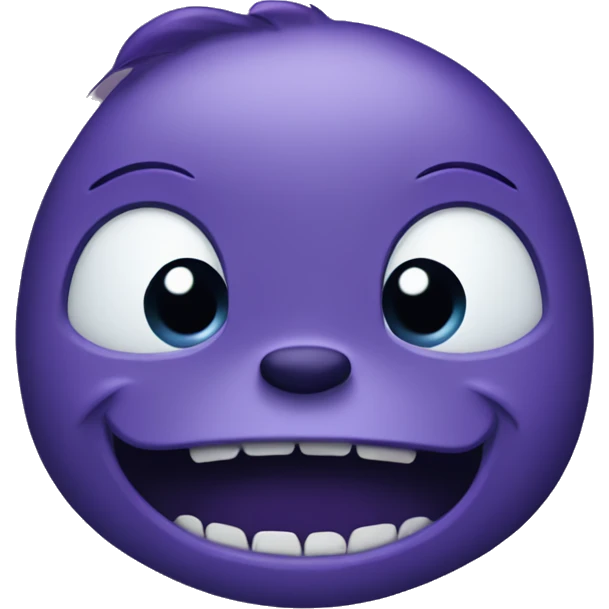 Purple stitch  emoji