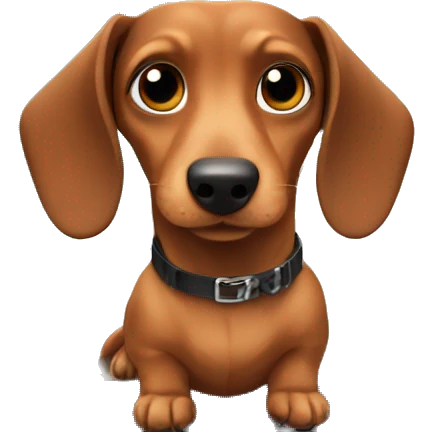 dachshund in the airplane  emoji