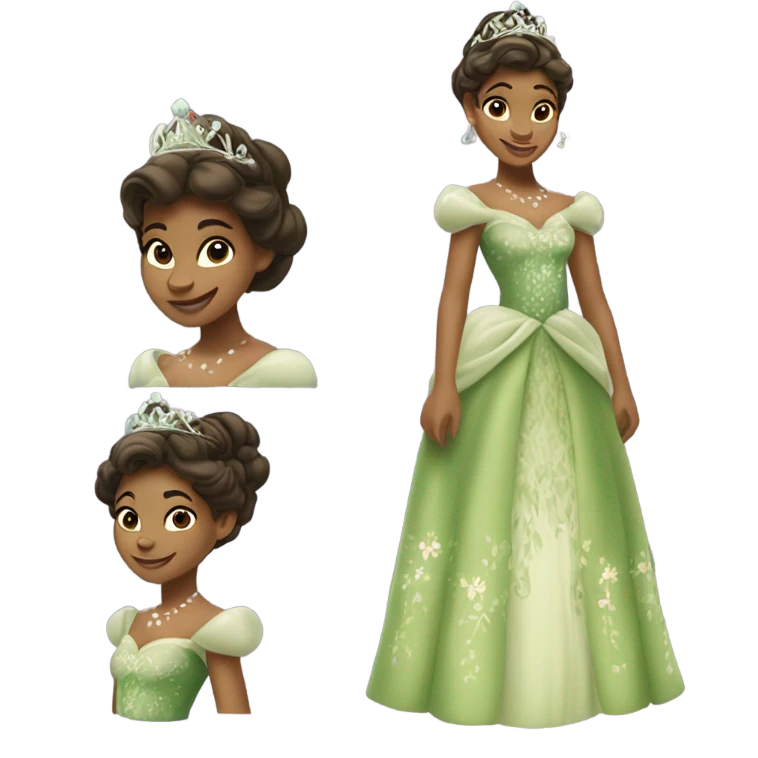 Princess Tiana girl emoji
