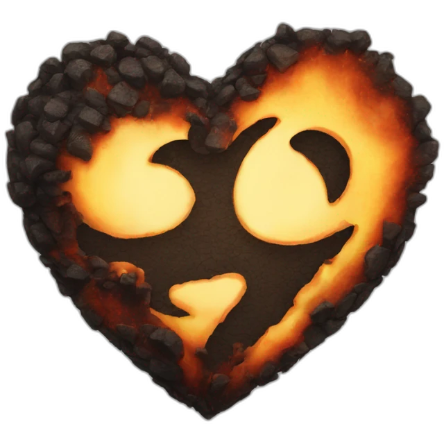 Burned heart  emoji