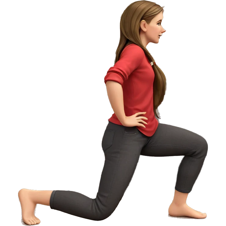 girl with brown hair indoors emoji