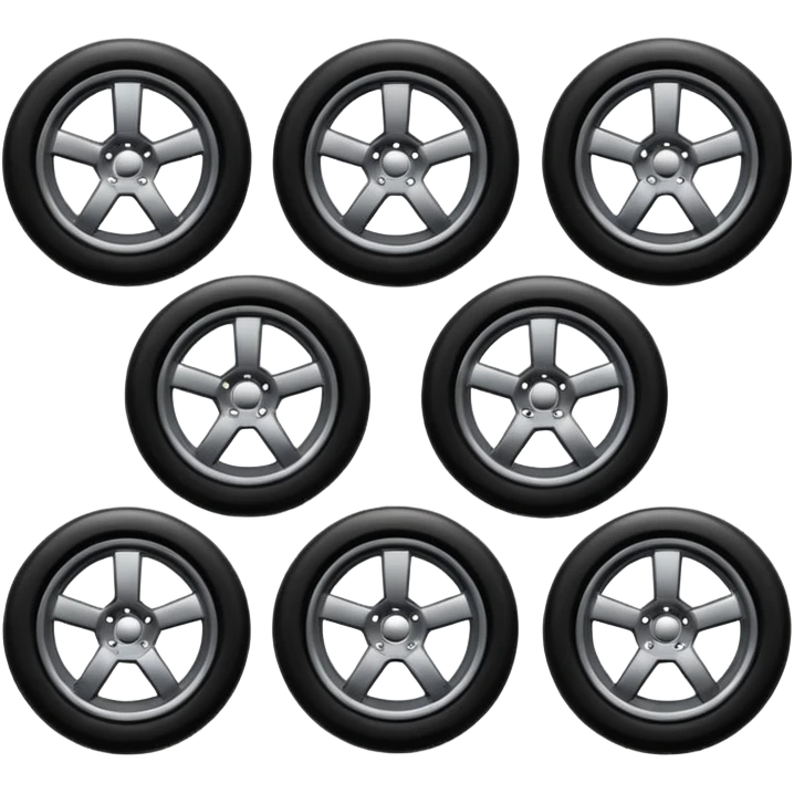only wheels from the chassis emoji