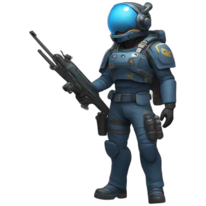 Bluey plays with Helldivers 2 emoji