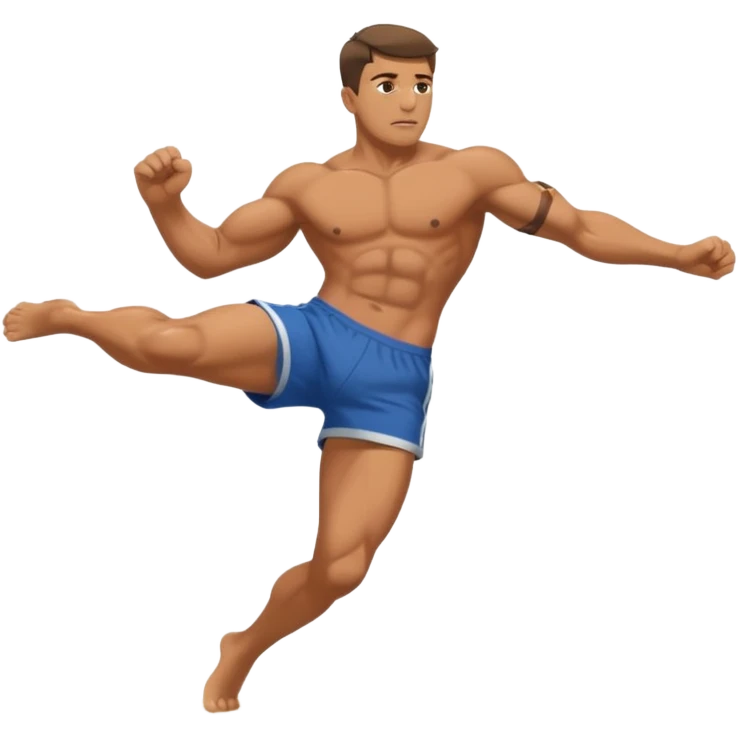 Man kicking at ground emoji