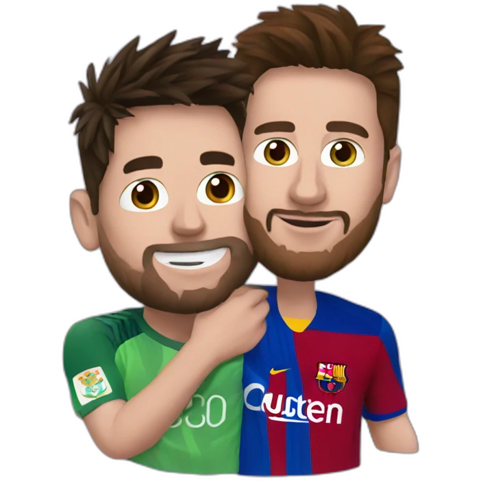 messi with cat emoji