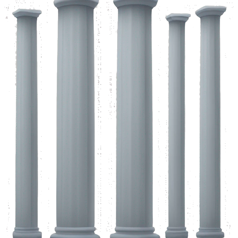 A row of columns emoji