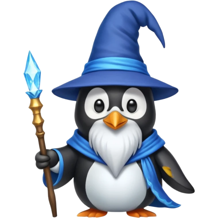 Penguin Wizard emoji