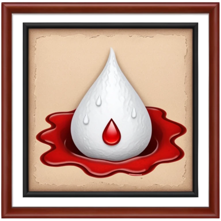 tampon + blood drop + poop emoji