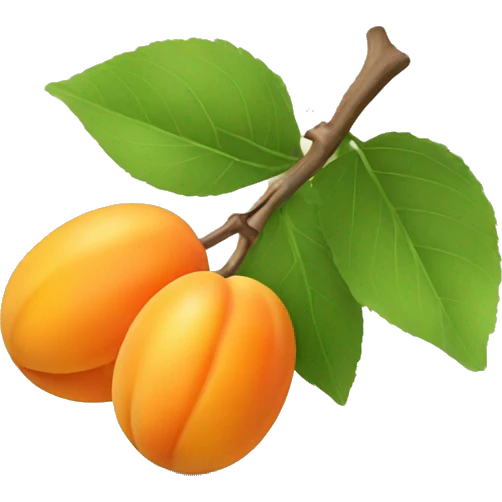 apricots emoji