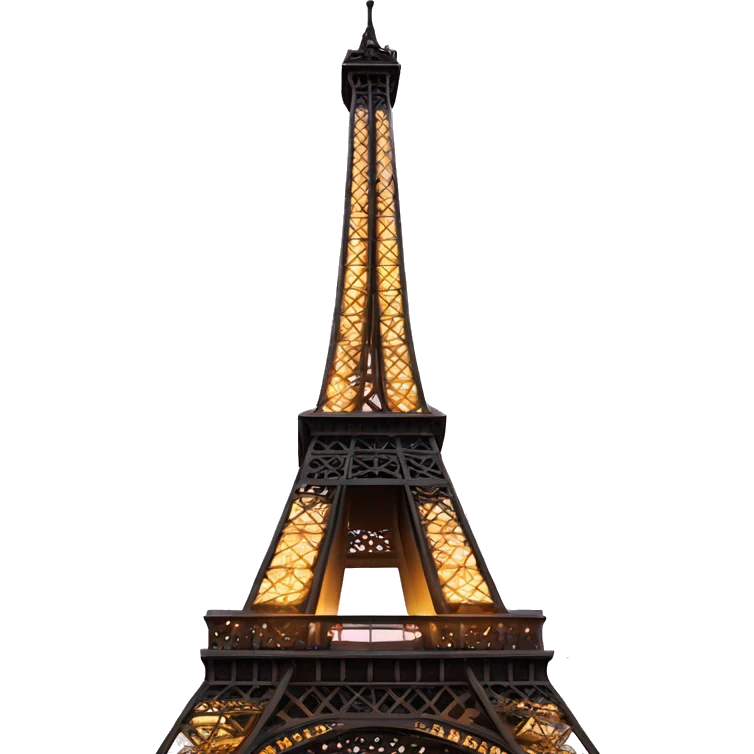 Eiffel tower light up emoji