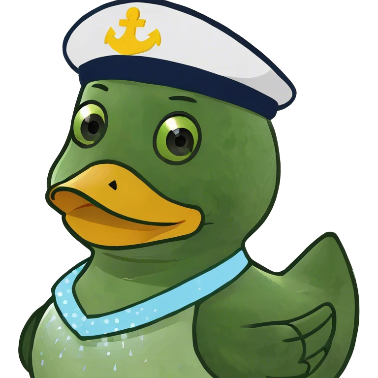 Rubber duck with sparkles  emoji