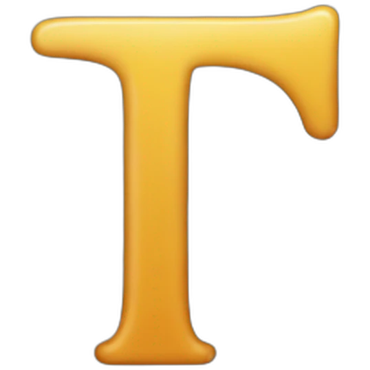 The letter T emoji