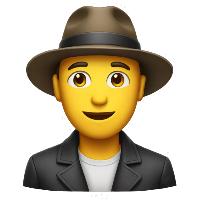 men in hat emoji