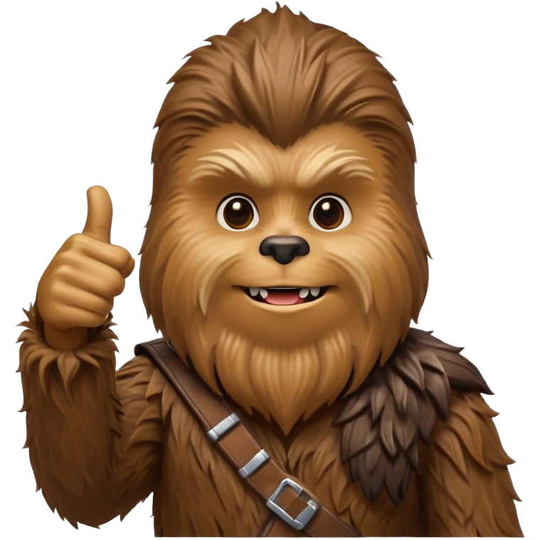 a wookiee giving thumbs up emoji