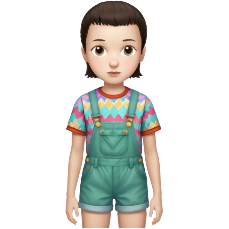 Eleven from stranger things season 3 episode 2 emoji