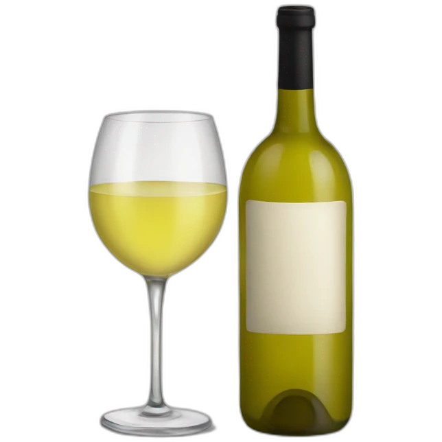 white wine emoji