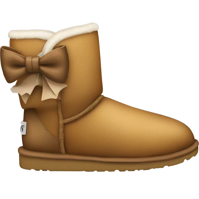 Uggs whit bows emoji