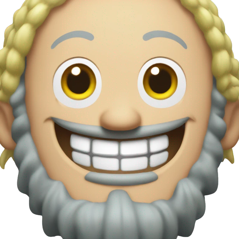 Edward Newgate from "One Piece" laughing. emoji