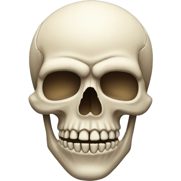 skull with a bruh emoji