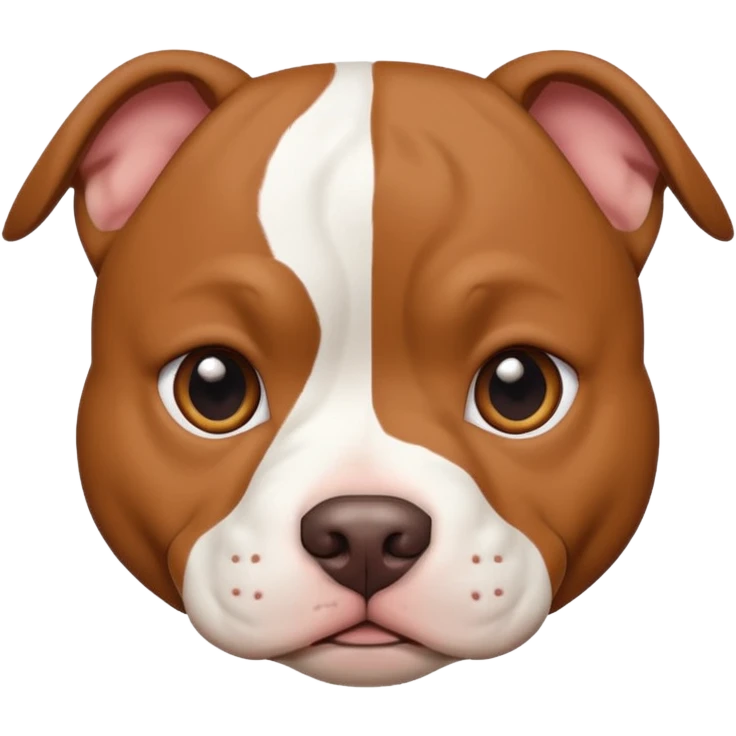 A cute pitbull emoji