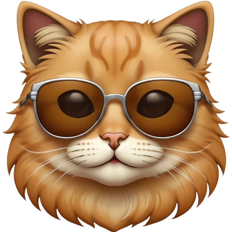 Cat wearing sunglasses emoji