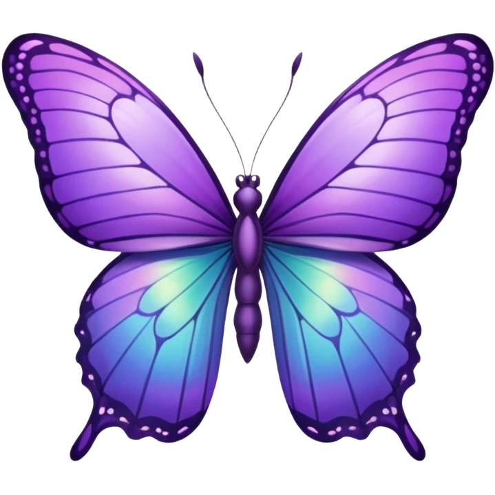 Create a purple butterfly emoji that I can copy and paste. emoji