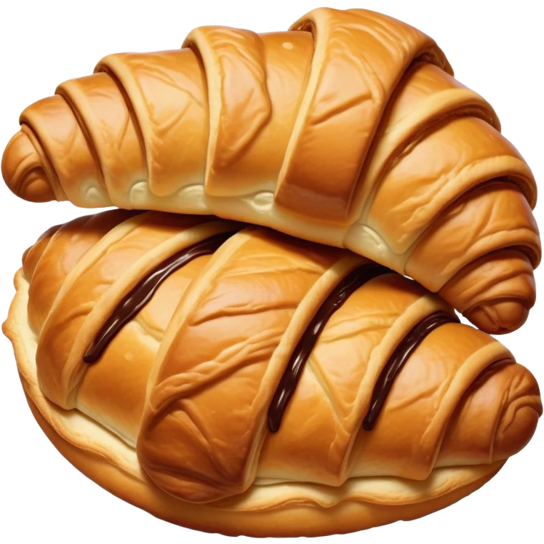Chocolate croissant  emoji