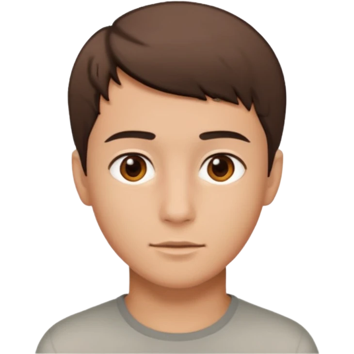 это должен быть юноша, и глаза более коричневыми сделай emoji
