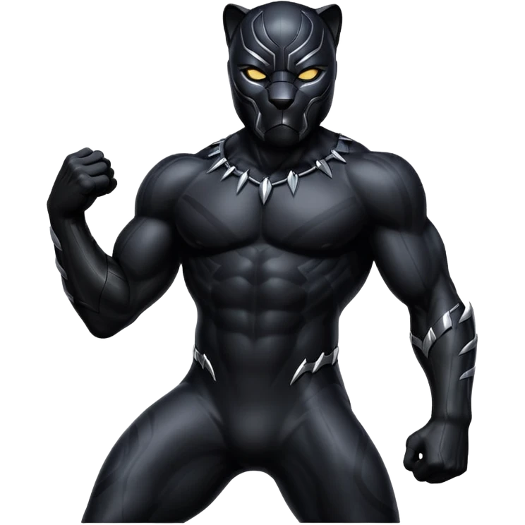 Black panther animal emoji