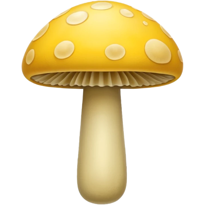 Yellow mashroom emoji
