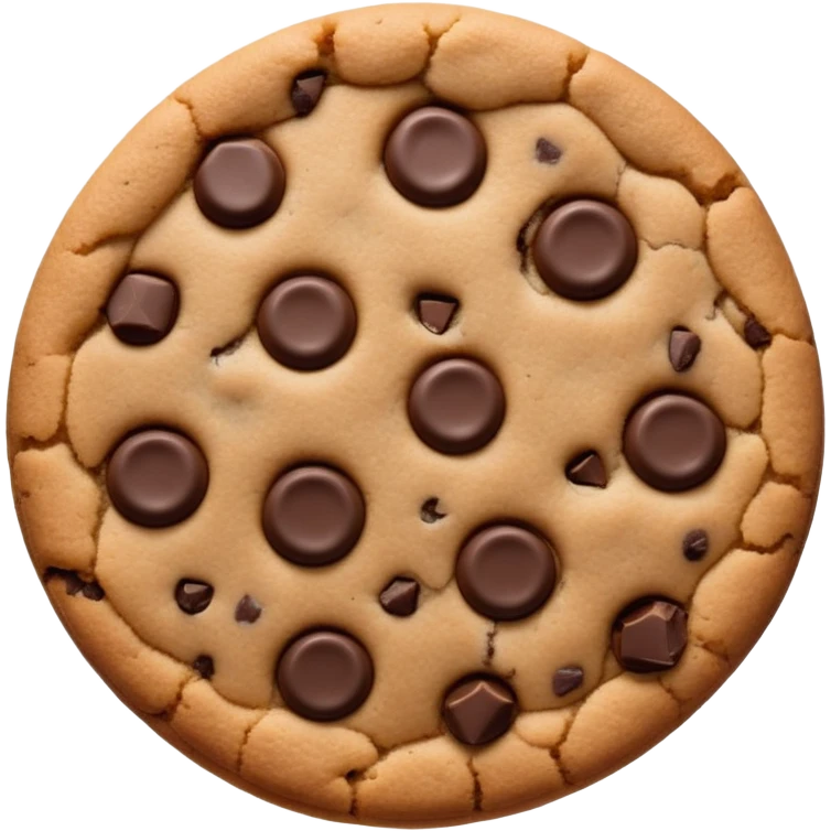 Chocolate chip cookie  emoji