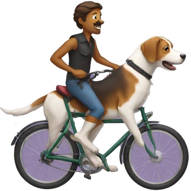 ride a dog emoji