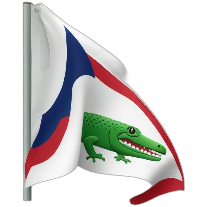 Flag lacoste logo emoji